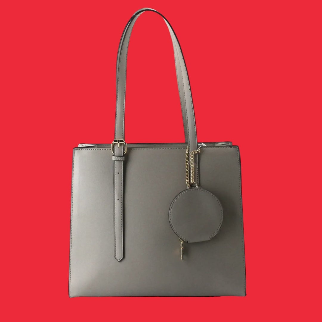 To the City Satchel Handbag Gray